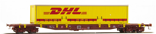 LS Models 32038 - DHL Container Wagon Sgs 3714A3 of the SNCB